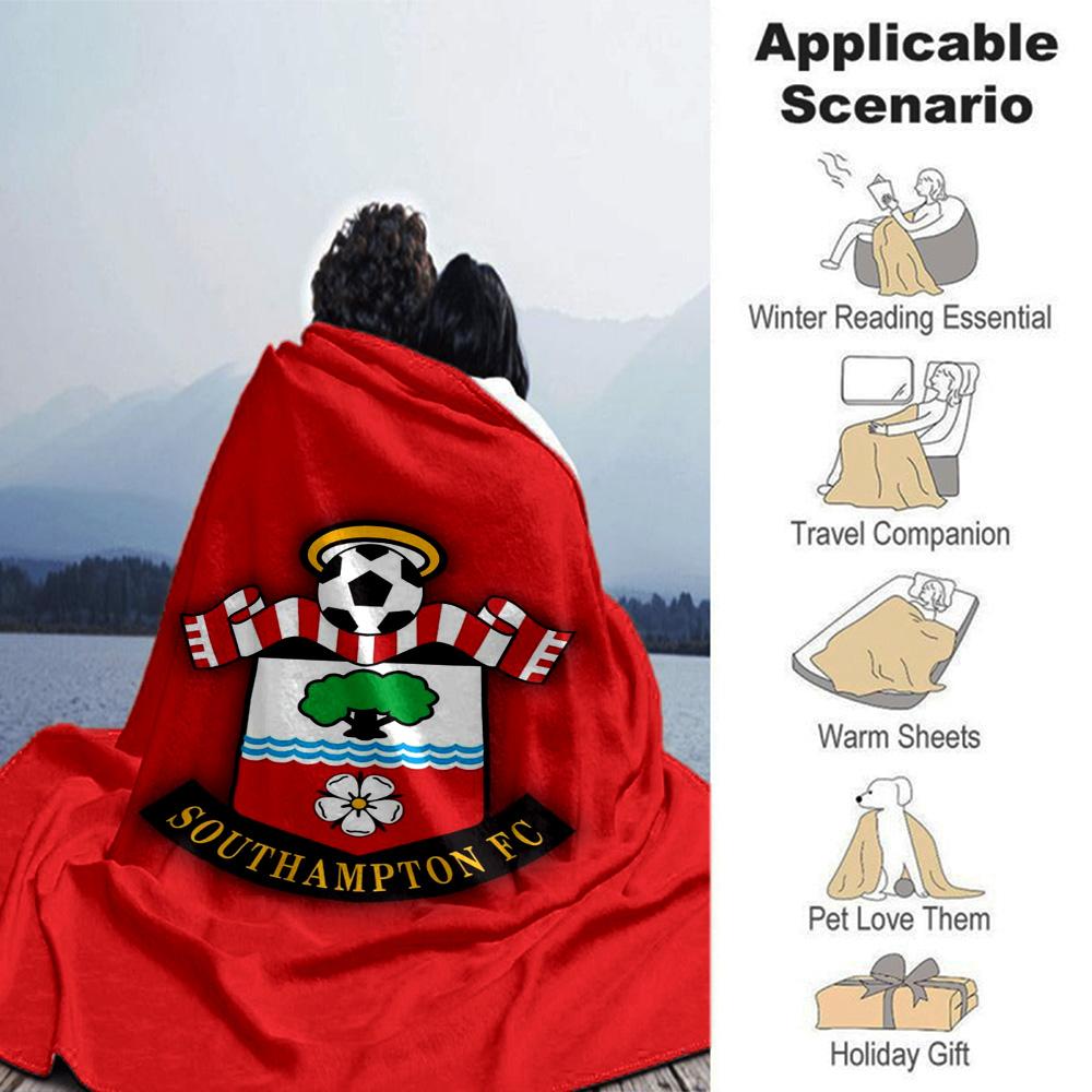 Southampton Print Flannel Blanket High Quality Warm Comfortable Cover for All Seasons Perfect for Gifts Home Decor