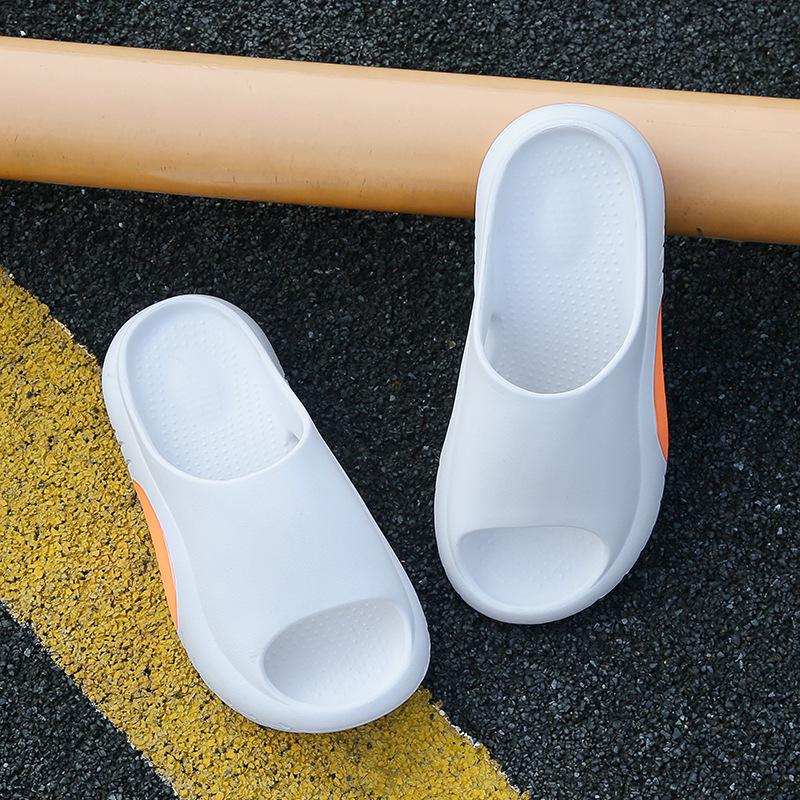 Herren Kokosnuss-Sandalen: Trendiger weicher Pantoletten-Slipper mit dicker Sohle für sommerliche Outdoor-Aktivitäten.