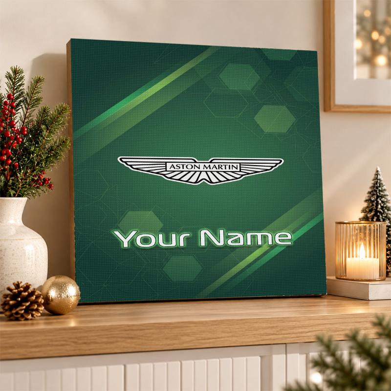 Aston Martin Custom Name Text 5D Diamond Painting Kit DIY Full Drill Diamond Art Decoration