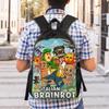 Italian Brainrot Backpack  Hiking Backpacks Male Kawaii School Bags Design Breathable Rucksack