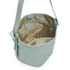 Barcos Bucket-Shaped Shrink Leather Shoulder Bag, Unique Design for Women, More Storage Than It Looks, Black