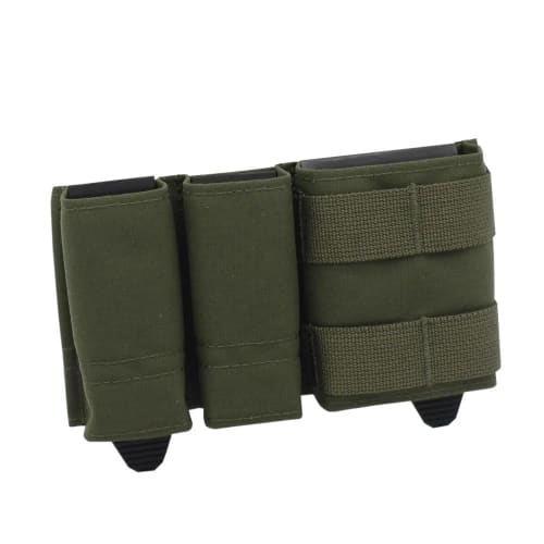 KDTAC Airsoft 9mm + 5.56 Molle Magazine Pouch, KYWI Double Magazine Pouch for Handguns and Rifles (RG)