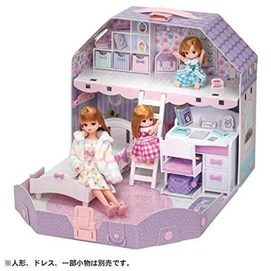 Takara Tomy Licca-chan Loft Room Dreaming Licca-chans Dress-up Play Toy Ages 3 Up
