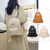 Autumn 2025 Women's Niche Leather Double Shoulder Backpack - High-End, Large Capacity for College Students
