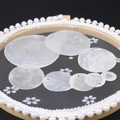 DIY Muschel Anhänger Perlmutt Muschel Transparent Anhänger für Schmuckherstellung DIY Halskette Ohrringe Zubehör