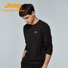 Jeep Men's Casual Long Sleeve Round Neck T-Shirt