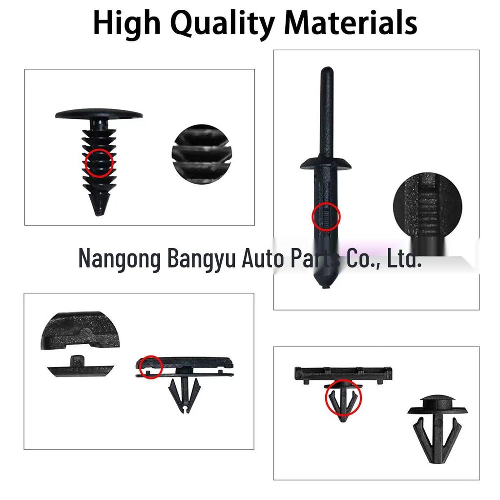 Chrysler Ford Car Body & Bumper Clip Set (190 PCS)