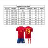 Kids Soccer Jersey Set ANUTETOUNI-Lamene Yamal 27 Short Sleeve T-Shirt Breathable Quick-Dry Training Match Wear Youth Size