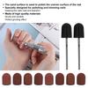 50 Pieces Set Replacement Bands Nail Drill Bits 80# Grit Nail Grinding Heads  For Manicures