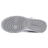 Nike Dunk Leather Slip Resistant Cushioning Abrasion Resistant Low top Skateboard Shoes Women's White Silver DH9765-102(Team52-S-BOX)