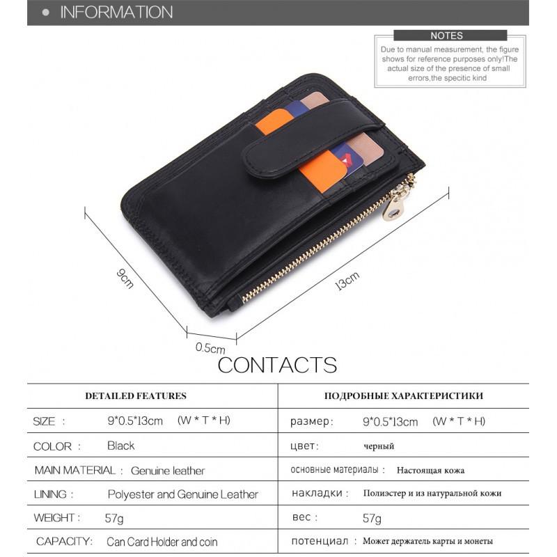 Fashionable Casual Pickup Bag Card Holder Multifunctional Buckle Zipper Ultra-thin Small Coin Purse