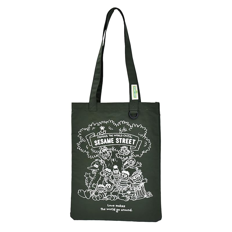 

flat tote bag lightweight sesame street SESAME STREET SST-089