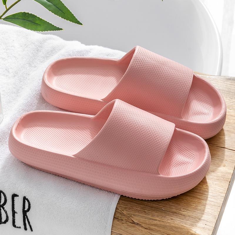 

Thick Sole EVA Slide Sandals Non-Slip Comfortable Home Slippers for Bathroom & Bedroom 43 рожевий