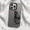 Running Horse Suitable for Apple 15 Color Silver iPhone14promax Creative 13/11 Frosted 16 Protective Case 17