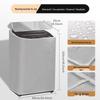 Waterproof Sunscreen Cover for Top Load Drum Washing Machines