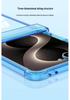 Samsung Galaxy Z Flip 8 Transparent Airbag Case with Rotating Shaft and Full Coverage
