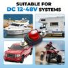 Portable 12-48V Battery Disconnect Switch Brass On/Off Battery Isolator Power Cut Master Isolator For Cars/Rvs/Boats