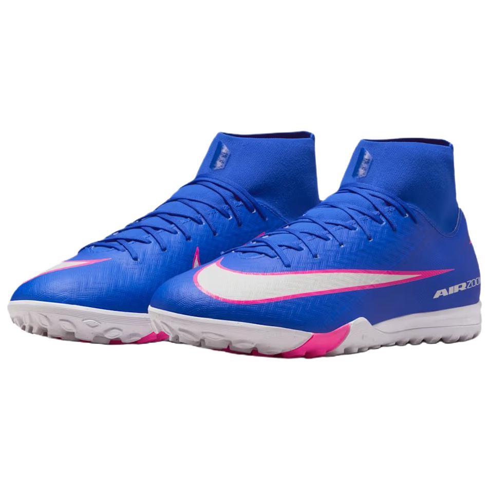 Nike Zoom Mercurial Vapor 16 Pro TF High Racer Blue Unisex Cleats White FQ8331-446