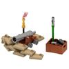 MOC Military Building Blocks Figure Napoleon Wars Soldier Accessories Weapon Cannon Sandbag Army Pirate Mini Brick gift X003 DIY