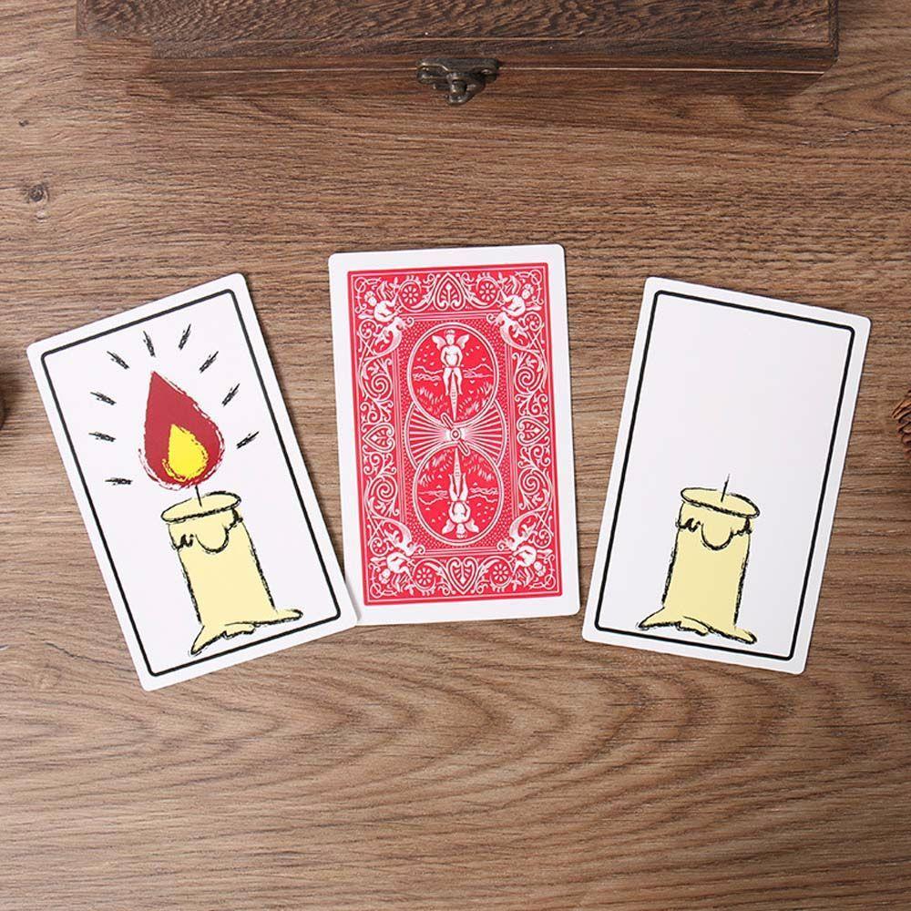 Birthday Gift Street Card Props Amazing Change A Magic Magic Tricks Magic Props Relighting Candles Magic Cards Poker Cards