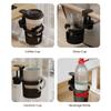 Black Clip On Cup Holder Rotatable Mug Holder Durable Desk Cup Holder  Office Desk Gaming Desk