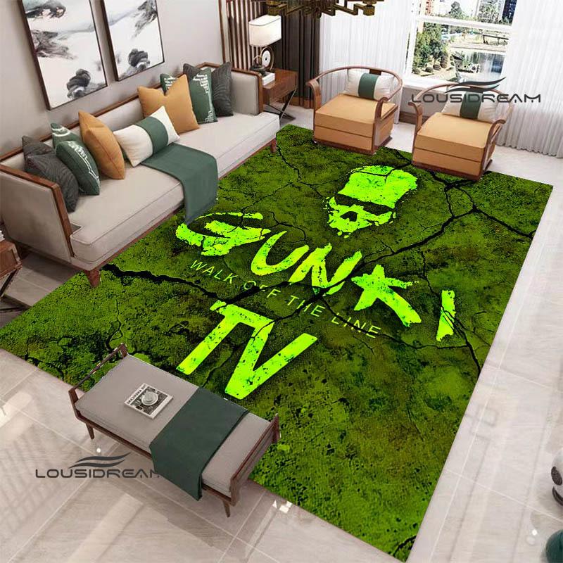 

Gunki logo printed carpet Living room bedroom non-slip carpets Yoga mat Outdoor rugs kawaii rug area rug birthday gift 40x60cm