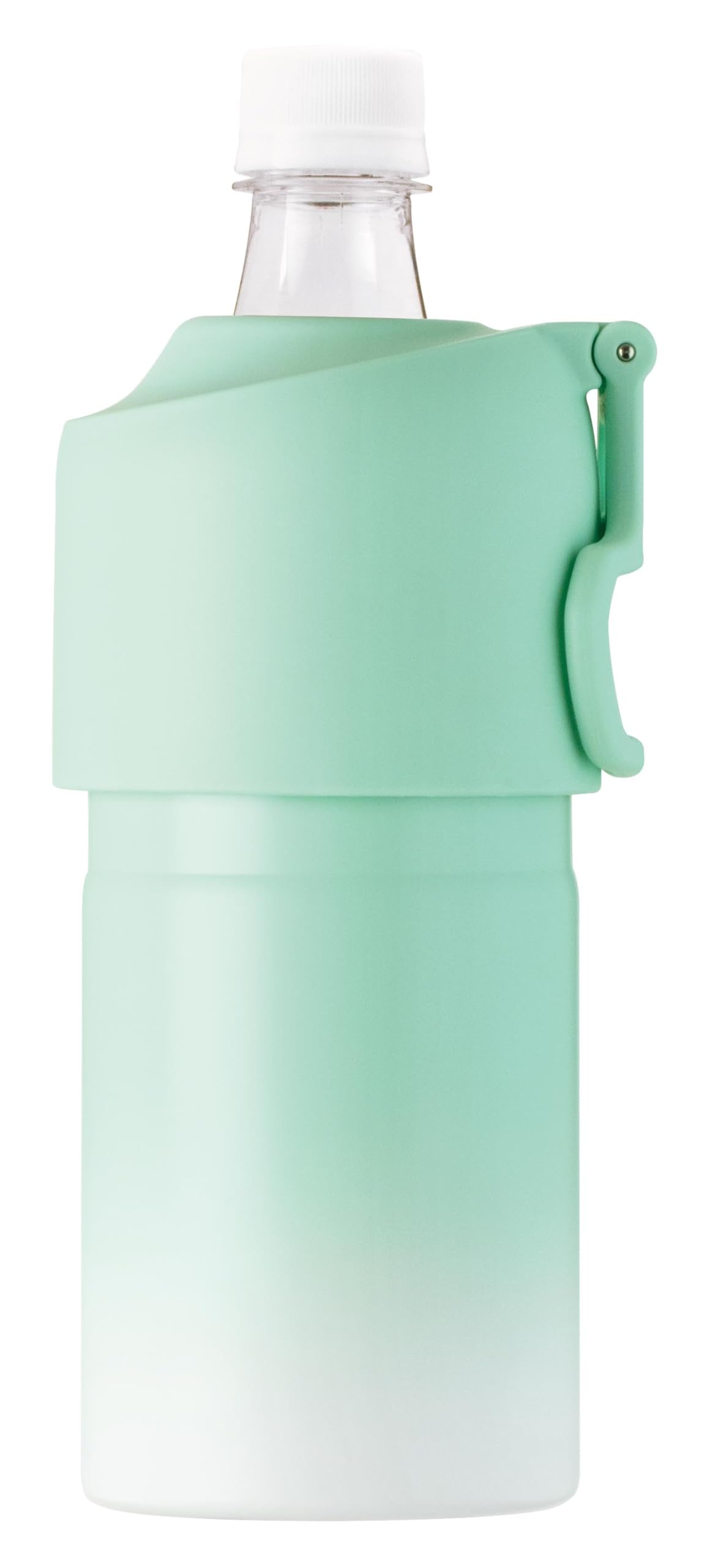

Atlas PET Bottle Gradient Keeps Water Bottles Vacuum with Green Melon Holder, Color, Cold, 500ml/650ml Capacity, Insulated, Foldable, Handle, дыня
