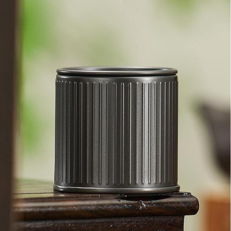 

Tea Sealed Box Kitchen Storage Container round Tin Canister Iron Candy Jar Universal Cans Tinplate Box for Home Organization чорний