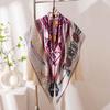 Luxury Mulberry Silk Scarf Gift Set Fashion Versatile Square Shawl Women