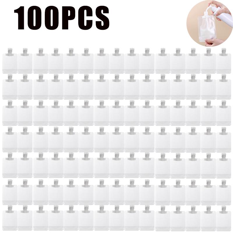 30/50/100ml Lotion Dispenser Bag Travel Reusable Leakproof Refillable Pouch Shampoo Liquid Cosmetic Packaging Storage Container
