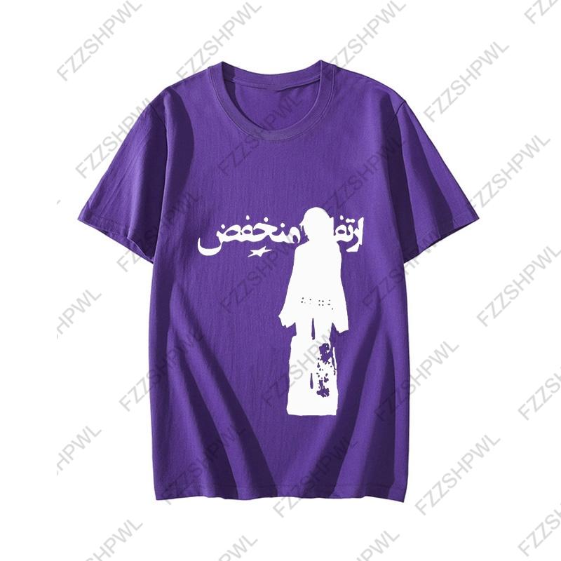 Short Sleeve Top Harajuku Cartoon Graphic Print Casual Hip Hop Unisex Clothes Y2K Cotton Tshirt High Street Loose ONeck Fashion