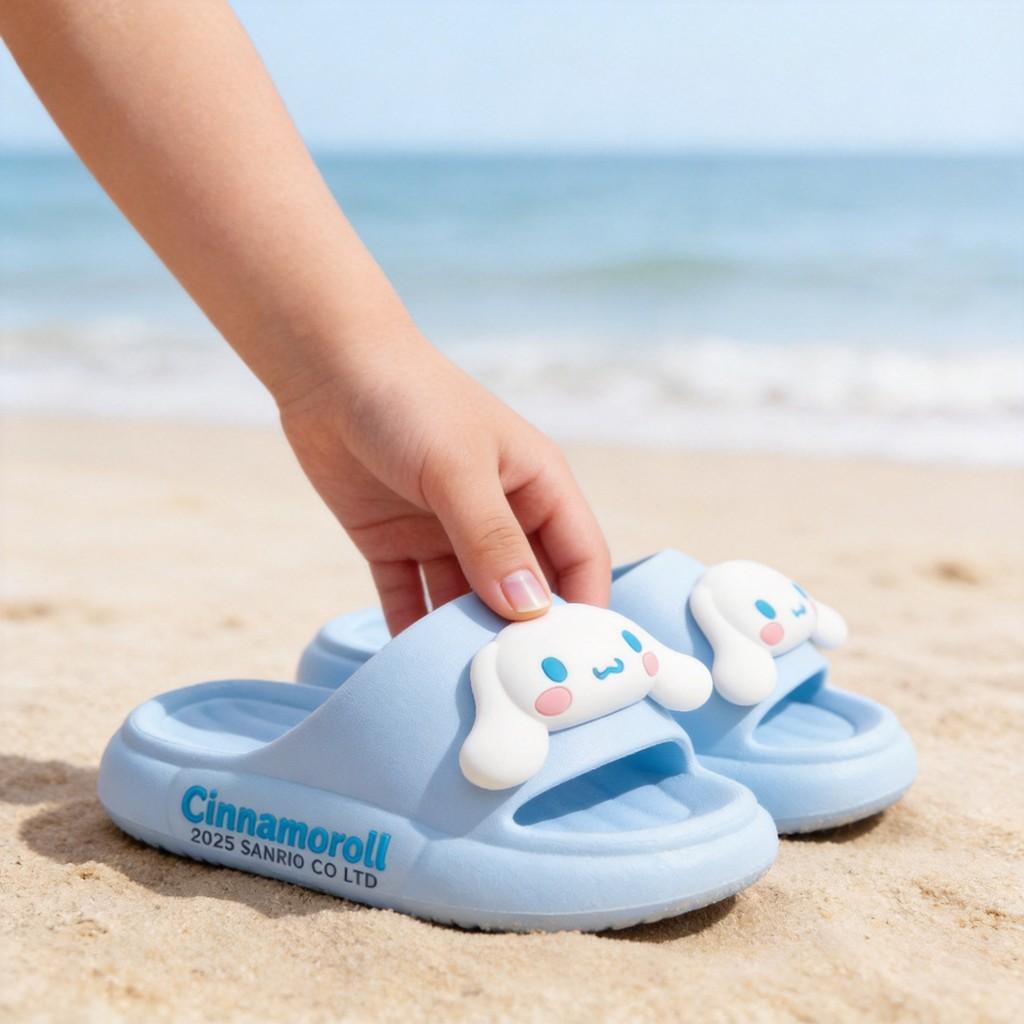 Hello Kitty Melody Kuromi Cinnamoroll Summer Sandals With Eva Breathable Mesh For Indoor And Outdoor Play