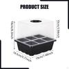 Plant Starter Tray Growing Indoor Vented Kit 6 Cells for Wheatgrass Seedling