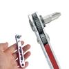 1Pc Mini Manual Bidirectional Ratchet Hex Screwdriver Wrench Multipurpose Magnetic Right Angle Flat Head Socket Tool