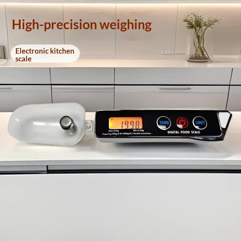 Elektronische Löffelwaage 0,01 g 500 g Digitales Messwerkzeug für den Haushalt, Kochen, Backen, Ernährung, Dosierung
