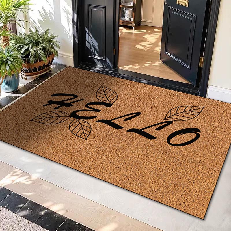 Hot Selling Dirt-Resistant Doormat - Easy-Clean Imitation Coir Decorative Foot Mat for Home Entrance