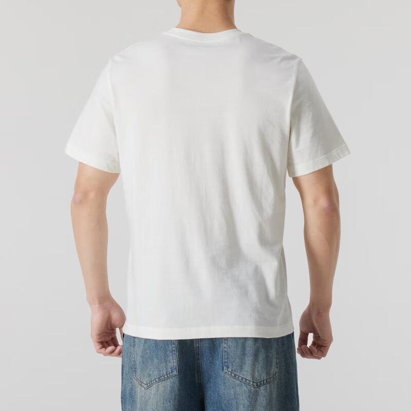 Nike SS25 Mode Lässig Bequem Atmungsaktiv Kurzarm T-Shirt Herren Oberteile Weiß HV9150-133