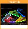 Stylish Unisex 7 Led Light Lace-up Luminous Shoes Sneaker Sportswear Usb Rechargeable