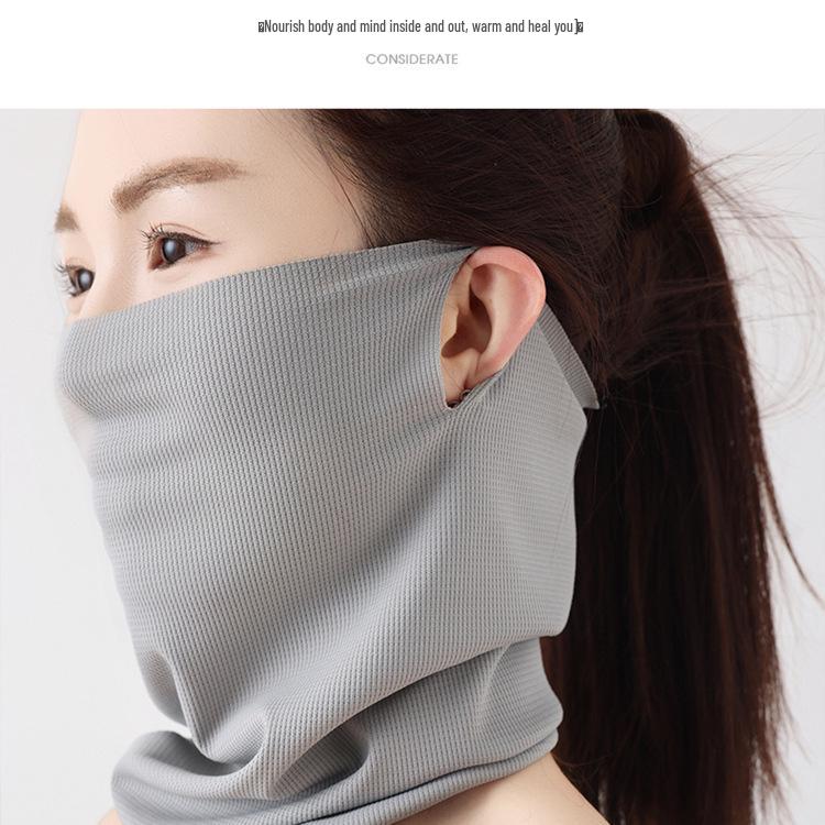 Unisex Summer Snood Scarf: Windproof, Sun & Cold Protection, Versatile Neck Protector for Outdoors & Air-Conditioned Rooms