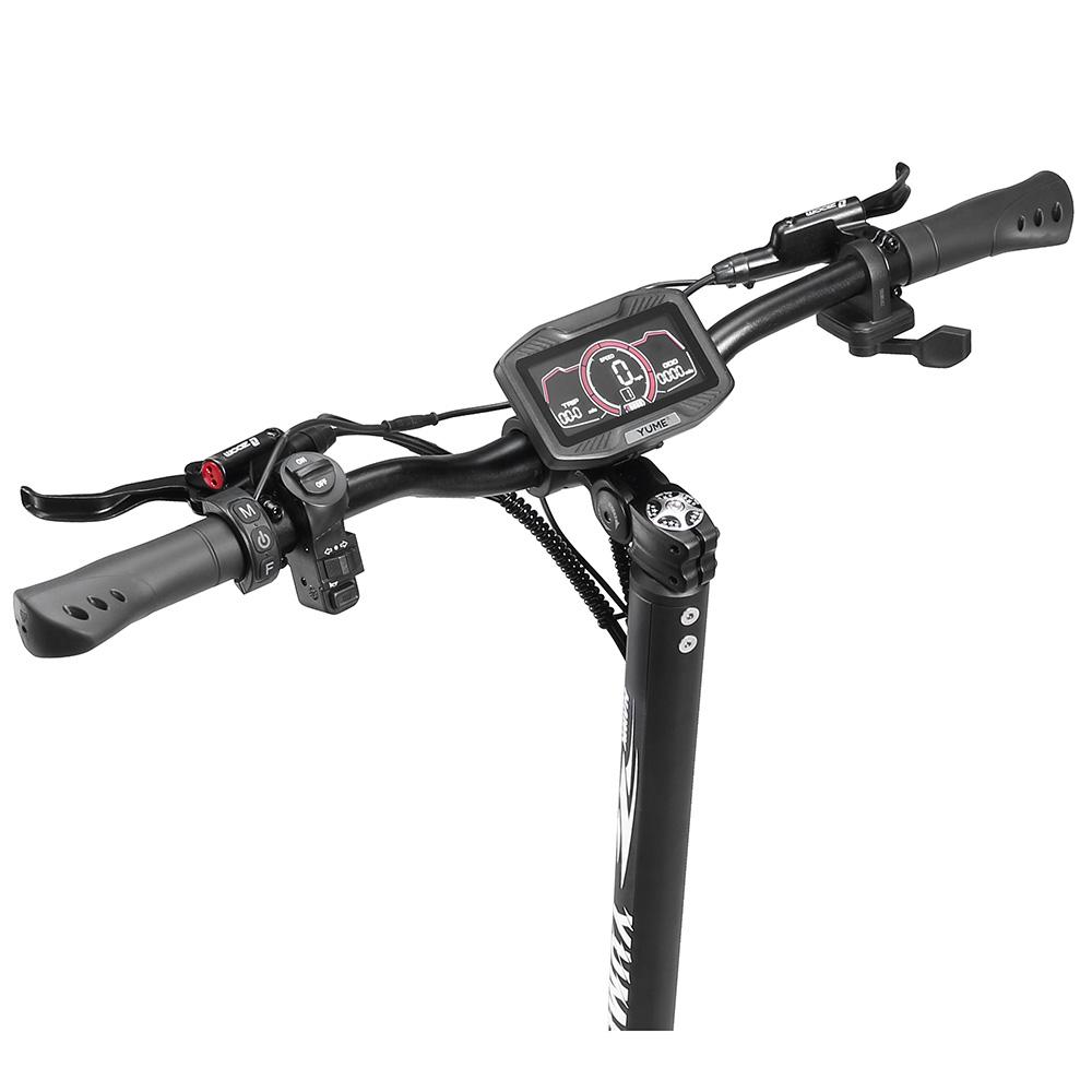 Skládací elektrická koloběžka YUME HAWK 10" 2000Wx2 Motor S NFC 60V 22.5AH Plně odpružená elektrická koloběžka pro dospělé Maximální rychlost 70 km/h Černá