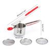 Masina de piure de cartofi mare din oțel inoxidabil și unelte de bucătărie pentru piure și presă pentru piure de cartofi perfect