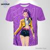Anime clothing, men's and women's casual fashion, 3D short sleeved summer boy and girl T-shirt
