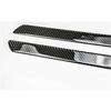 2X Real Carbon Fiber Car Scuff Plate Door Sill Cover Panel Step Protecors 258Cm