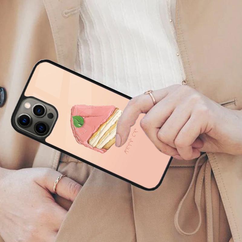 Kuchen-Illustration Magnetische Handyhülle Für APPLE iPhone 17 Air 16 14 13 12 Pro Max 15 Plus Kabelloses Laden Mit MagSafe Abdeckung