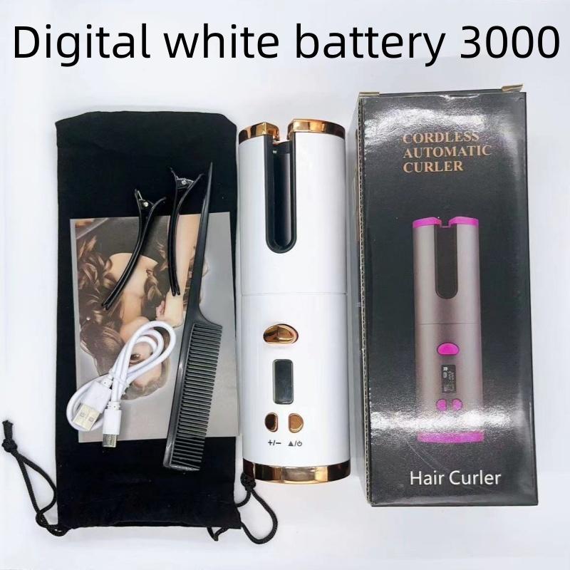 Automatic Hair Curler Wireless With Heat Timer Modes Rechargeable Portabl Fast Heating Styler For Perfect Curls Every Time