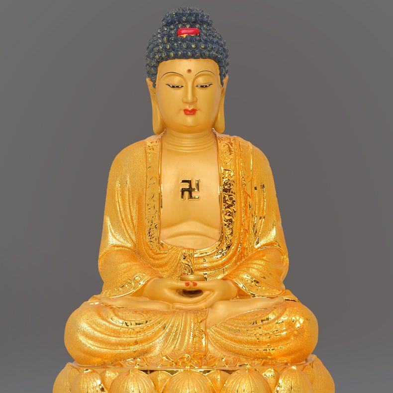 Tathagata Decoration Household The Buddha Buddha Gold Buddha Home Worship Craft Decoration Buddha Decoration