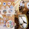 Miroir Cosmétique Rond Carré Portable Élégant Pour Filles