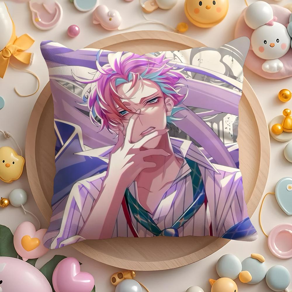 H-Hypnosis Mic cartoon Cushion Cover Home & Car Multi-Scene Pillow Cover - Reversible, Soft & Durable for Daily Use