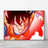 Printed dragon ball carot, decorative cartoon character picture, suspension module, children's print on canvas