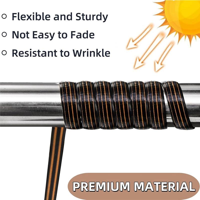 Wicker Repair Kit 459 Feet Rattan Patio Chair Sofa Furniture Repair Supplies,Gradiant Coffee Brown Extended Weave
